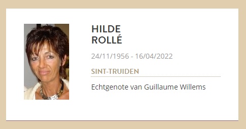Hilde R. Alexandre Hilde Rollé overleden - Truineer